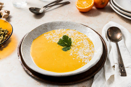 Creamy Carrot, Ginger & Coconut Soup image 0