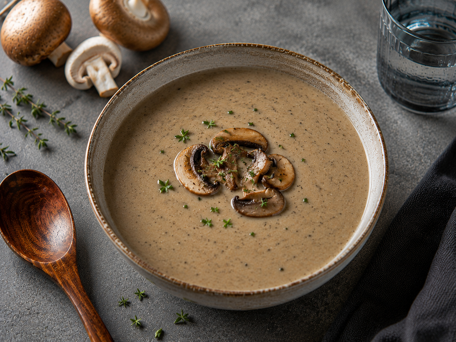 Creamy Mushroom Miso Soup