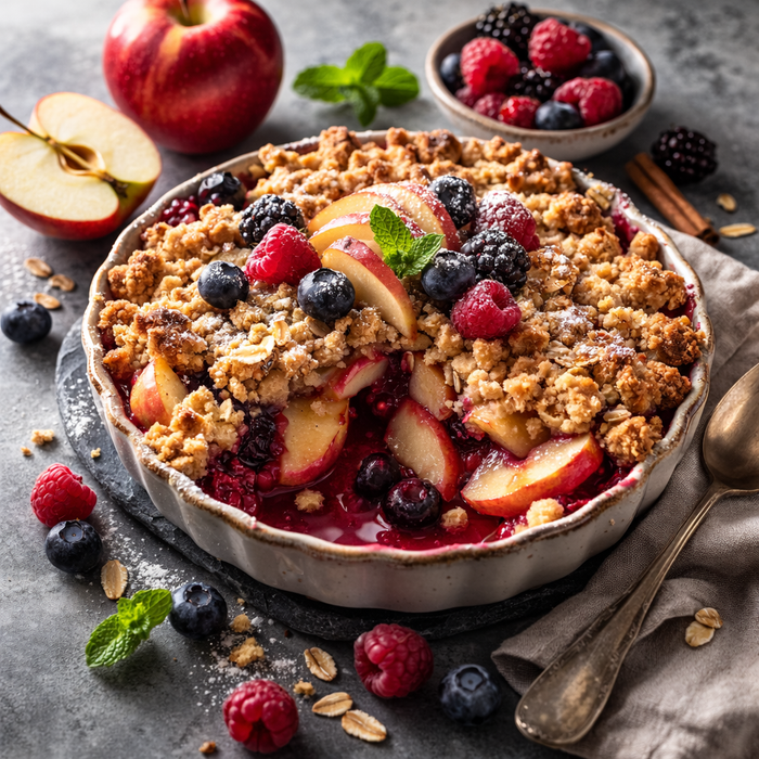 ABC (Apple, Berry, Chai) Crumble