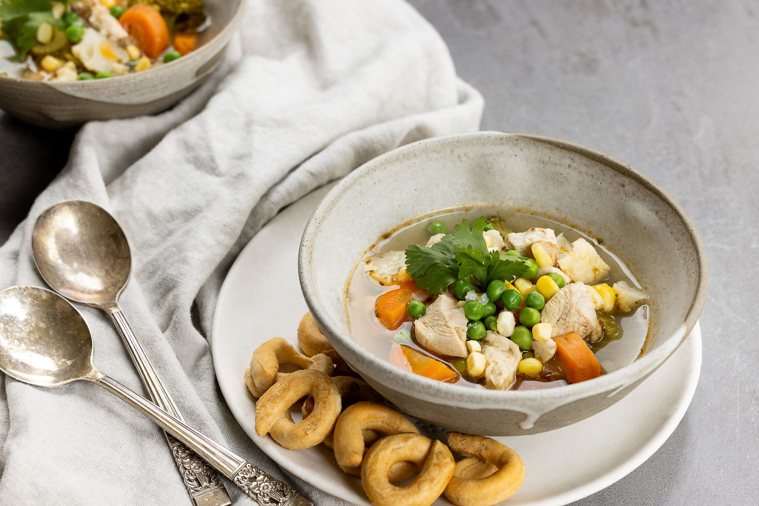Chicken & Veggie Soup image 0